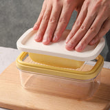 Garvee Butter Cutter Box Mit Edelstahlmesser Und Kunststoffbehälter Für Küche Und Backen, Langlebig, Unzerbrechlich, Praktisch