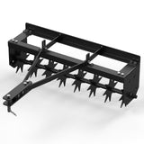 GARVEE Anhänge-Rasenlüfter 81 cm für Traktor, Stahlzinken, extra breite Zugstange, Bodenbelüfter für Rasen & Landwirtschaft