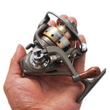 Garvee Mini Spinnrolle 5.2:1 Getriebe 13+1BB Metall Kompakt Wechselgriff Angelrolle Für Karpfen Barsch Forelle Angeln