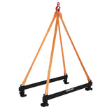 Garvee Hebeschlinge mit Haken für kleine Yachten oder Jetskis, Tragfähigkeit 680kg, Orange