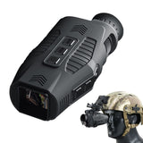 Garvee Nachtsicht Fernglas 1080p Digital Monokular 5x Zoom 3W IR LED Leicht Ergonomisch Für Jagd Camping Outdoor Schwarz