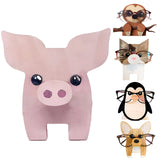 Garvee Holzbrillenhalter Schweineform Tiermotiv Robust Kompakt Für Büro & Zuhause - Wie gezeigt