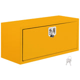 Garvee Werkzeugkasten Stahl Für Pickup, Wetterfest, Schnellzugriff, 65×35×40 cm, Orange - Orange