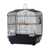 Garvee Reiseflugkäfig Für Kleine Vögel Mit Metallrahmen, Herausziehbarem Bodenfach, Tragbar, Für Kanarienvögel Und Wellensittiche, Kompakt, Transparent