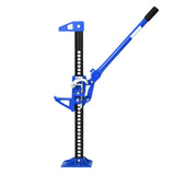 GarveeTech Farm Jack – 33″ Hochhub-Wagenheber, 3,2 t (7000 lbs) Tragkraft, Verstellbar 13–65 cm, Aus Stahl Für Gelände, Traktor & SUV (Blau) - Blau