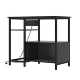 Garvee Aquariumständer Für 76–140 Liter, Holz & Metall, Schubladen, Stabil, 93×48×78 cm - Schwarz