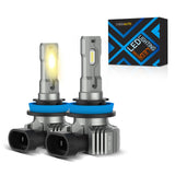 Garvee H11 LED Scheinwerferlampen 450% Heller 12000 Lumen 6000K Aluminium Kühlung Plug & Play Für Auto, Weiß