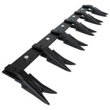 Garvee Bucket Tooth Bar 115 cm Stahl, 2068 Kg Tragkraft, Für 1.3 cm Schneidkanten, Rostbeständig - Schwarz