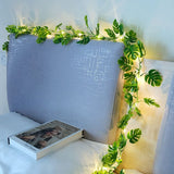 Garvee Ivy Vine Lichterkette 2m Mit 20 LEDs Künstliche Efeuranke Batteriebetrieben Für Zuhause Und Party PVC
