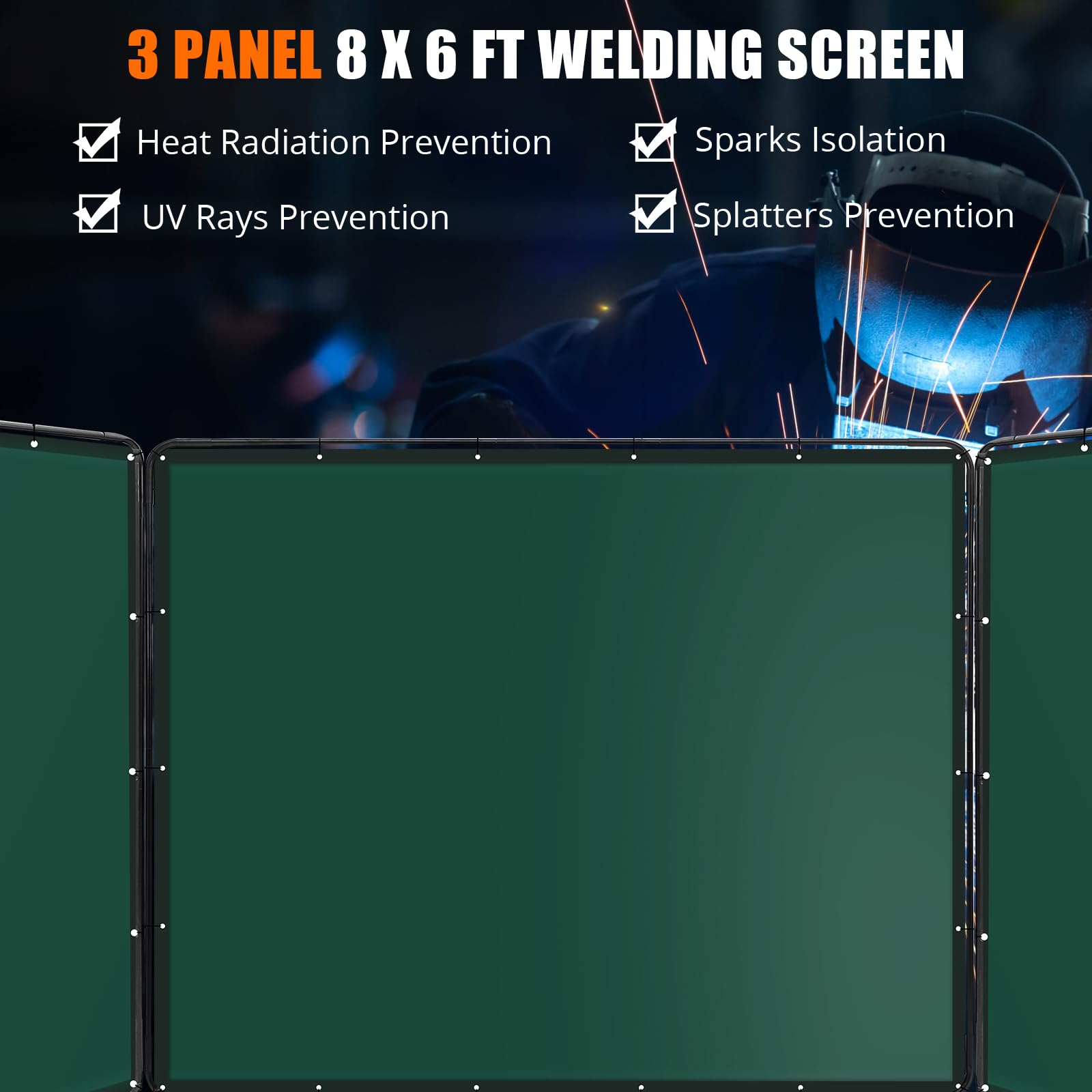 Schweißschutz Wand System