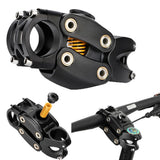 Garvee Fahrrad Vorbau 7° Neigung Verstellbar 45mm Höhe Schwarz Aluminium MTB BMX 90mm