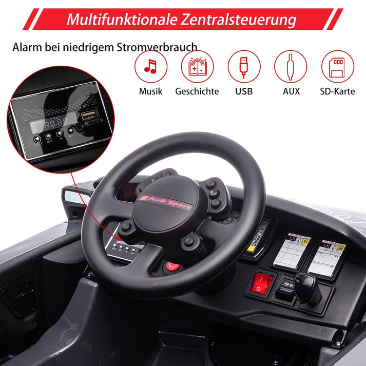 Realistisches Fahrerlebnis mit Sound und Licht