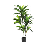 Garvee Dracaena Künstliche Pflanze 4ft Realistisch Pflegeleicht Für Innen & Außen Wohnzimmer Büro Grün - Wie gezeigt