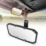 Garvee UTV Center Rear View Mirror Convex Kompatibel Für 2017-2022 Polaris Ranger 500/570/900/1000, Schwarz, Universalspiegel Für Yachting Und Boote