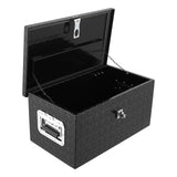 Garvee 20 Zoll Aluminium Werkzeugkasten Mit Diamantmuster, Wasserdicht & Abschließbar Für Pickup & Anhänger, 20x12x9.5 Zoll, Silber - 