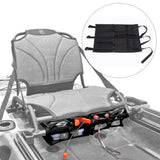 Garvee Kajak Aufbewahrungstasche Mit Verstellbarem Gurt, Robustes Material, Organizer Unter Sitz, Wassersporttauglich, Schwarz