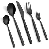 Garvee 30-Teiliges Besteckset Für 6 Personen Aus Edelstahl, Spiegelglanz, Ergonomisch, Rostfrei Für Zuhause & Büro, Silber - 