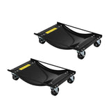 Garvee Auto-Rad Dolly Set 2 Stück – 8,9 cm Stahlrollen, 2268 kg Tragkraft, Stabil - Schwarz
