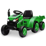 Garvee 6V Kinder Elektro-Traktor – Grün, Mit Hupe, Realistische Optik, Ab 3 Jahren für Garten - Grün