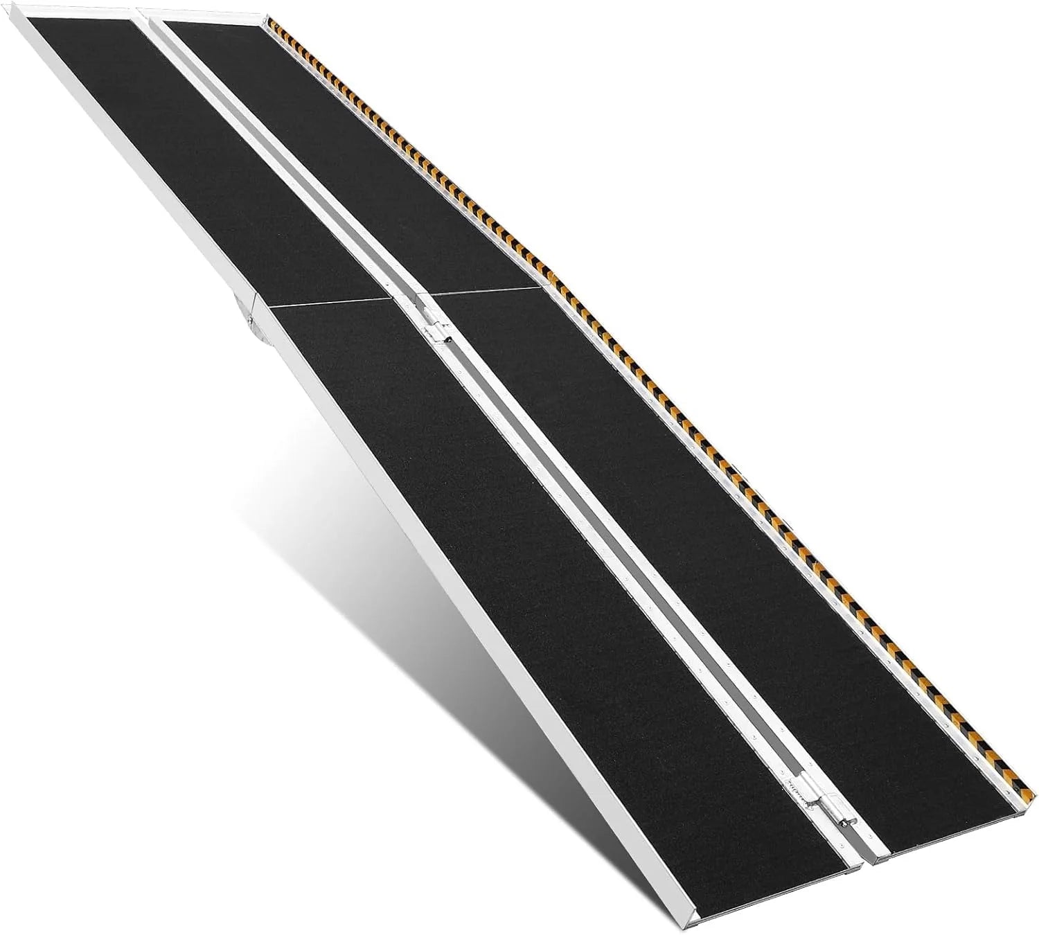 Garvee Rollstuhlrampen 213 cm, Aluminium, Rutschfest, Faltbar, Wetterbeständig, Für Zuhause & Auto