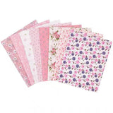 Garvee Baumwollstoff Quadrate 50x50cm Blumenmuster Atmungsaktiv Weich Für Patchwork Nähen DIY Kunst Handwerk