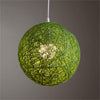Garvee Round Concise Hand-Woven Rattan Vine Ball Pendant Lampshade Light Accessories 15 cm Diameter Multi-Color