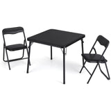 Garvee Klappbarer Kindertisch Und Stühle Set Metallrahmen Gepolstert Faltbar Für Essen Und Spielen Kinderzimmer Mehrfarbig