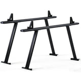 Garvee Verstellbarer Lkw-Leiterträger Aluminium 88,9–180,3 cm 454 kg Traglast für Ford Chevy Outdoor, Schwerlast, Ohne Bohren, J-Bolzen, Wetterfest, Schwarz