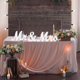 Garvee Mr And Mrs Schilder Hochzeit Dekorationen Holz Buchstaben Freistehend Rustikal Weiß Für Brautpaar Tisch Jubiläum Foto Requisiten