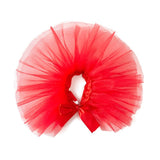 Garvee Buntes Hundetutu Kleid Atmungsaktives Mesh Weiches Material 8 Farben 3 Größen Für Hunde Und Katzen Party- Und Alltagskleidung - Rot