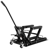 Garvee Motorradheber Hydraulisch, 680 kg Tragkraft, Höhenverstellbar, Stahl, Für ATV & Dirt Bike - Schwarz