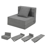 Garvee Schlafsofa in Grau, ca. 182 × 71 × 15 cm, Einzel, klappbar, für Wohnzimmer und Schlafzimmer
