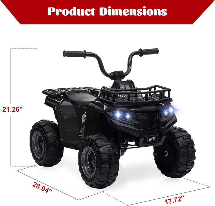 Kinderquad Sitz und Steuerung