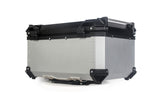 Garvee Motorradkoffer Abschließbare Heckbox aus Aluminiumlegierung 65 Liter Silber für Verschiedene Modelle - Silber