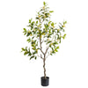 GARVEE KüNstlicher Baum Osmanthus Baum 140cm Kunstpflanze, KüNstliche Pflanzen Groß Pflanzen Im Topf, Kunstpflanzen Osmanthus Baum Kunstbaum Wie Echt für Wohnzimmer Schlafzimmer BüRo Dekoration