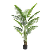 Garvee Künstliche Palme 6 FT Mit Realistischen Blättern, Flexibel & Pflegeleicht Für Zuhause & Büro, Seide & PE, Stabile Basis, Grün - Grün