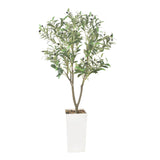 Garvee 5FT Künstlicher Baum Indoor Realistisch Pflegeleicht Hochwertiges Material Vielseitig Dekorativ Zuhause Büro Grün