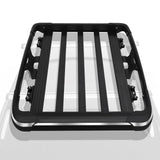 Garvee Robuster Dachgepäckträger für Auto, SUV, LKW - 75kg Tragfähigkeit, Aerodynamisch, Stahl, Rostfrei, 127x97x16cm, Schwarz, Ideal für Reisen
