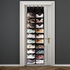 Garvee Schuhregal zum Aufhängen an der Tür, 10 Etagen, Oxford-Stoff, mit 20 Großen Taschen und 4 Metallhaken, Transparentes Aufbewahrungsregal, 64 H x 20 B x 7 T