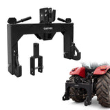 Garvee 3-Punkt Schnellkupplung Für Kategorie 1 Traktoren, 3000 lbs Kapazität, 5-Fach Verstellbarer Haken, Stahl, 2" Receiver, Landwirtschaft - Schwarz