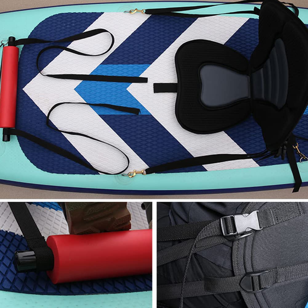 Garvee Kajak Fußstütze mit verstellbarem 134 cm Gurt