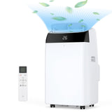 GARVEE Klimaanlage 12000 BTU Energieeffizient Leise Kühlung Kompakt Robust Für Wohnzimmer Büro - Weiß