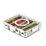Garvee Kühlschrank-Organizer Mit Deckel Stapelbar Für Obst Gemüse Lebensmittel Und Getränke, Praktisch, Transparent