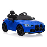 Garvee 12V BMW M4 Kinder Elektroauto – Blau, Fernbedienung, Musik, Für 3–8 Jahre - Blau