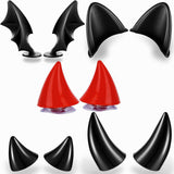 Garvee Motorradhelm Deko Set Mit Katzenohren & Flügeln, 5 Paar, Leicht, Für Cosplay & Motorrad