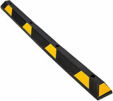Garvee Heavy Duty Gummiparkbremse 72 Zoll, 55000 lbs Tragfähigkeit, Reflektierende Streifen, Robustes Material, Rutschfeste Basis, Für Garagen Und Einfahrten
