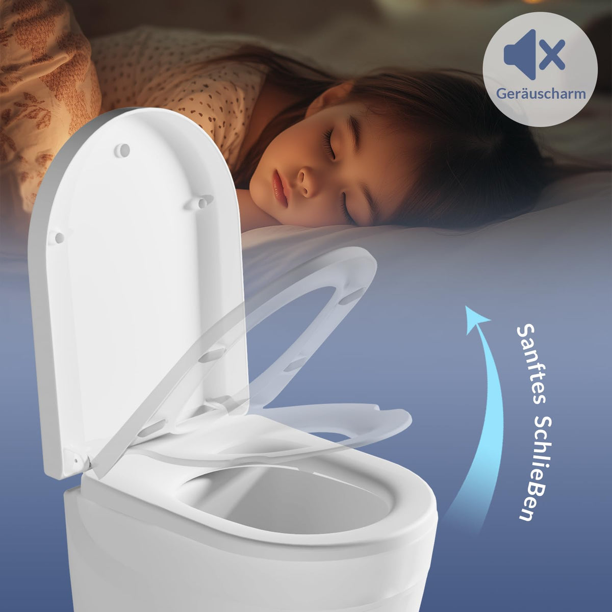 WC Sitz mit integriertem Kindersitz