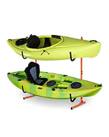Garvee Kayak Lagergestell Schwerlast Stahl Verstellbar Rutschfest 2-Stufig Für Innen & Außen Wetterfest
