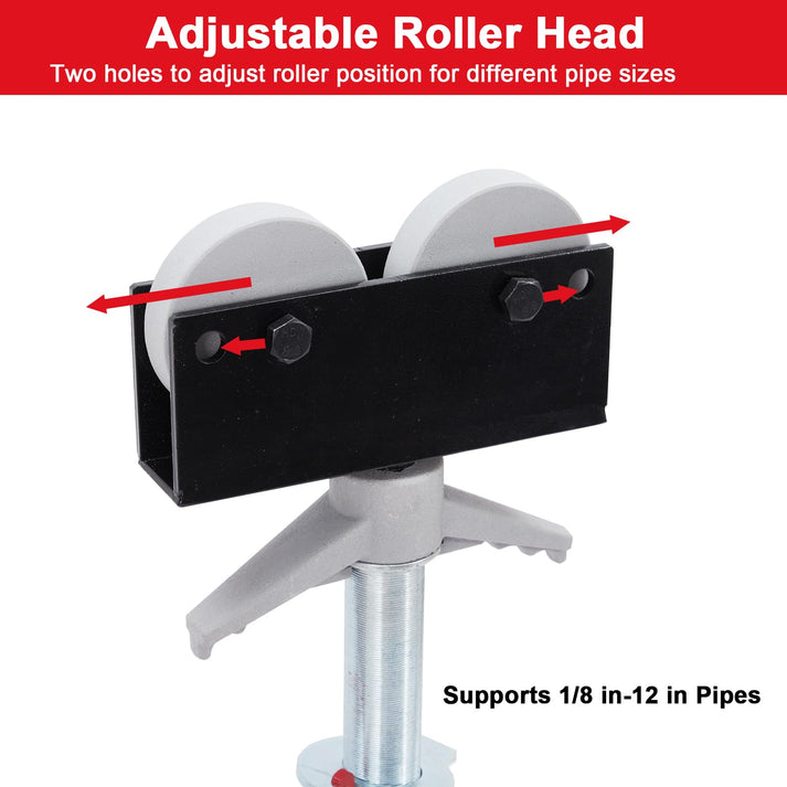 Verstellbarer Rollenkopf für Rohrdurchmesser von 3 mm bis 30 cm