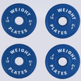 Garvee Olympische Gummi Bumper Plates 4x 2 Zoll Hantelscheiben System Farbe Für Krafttraining Und Muskelaufbau